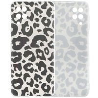 imoshion Coque Design Samsung Galaxy A12 - Leopard Transparent
