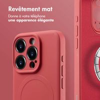 imoshion Coque Couleur avec MagSafe iPhone 15 Pro Max - Dusty Rose