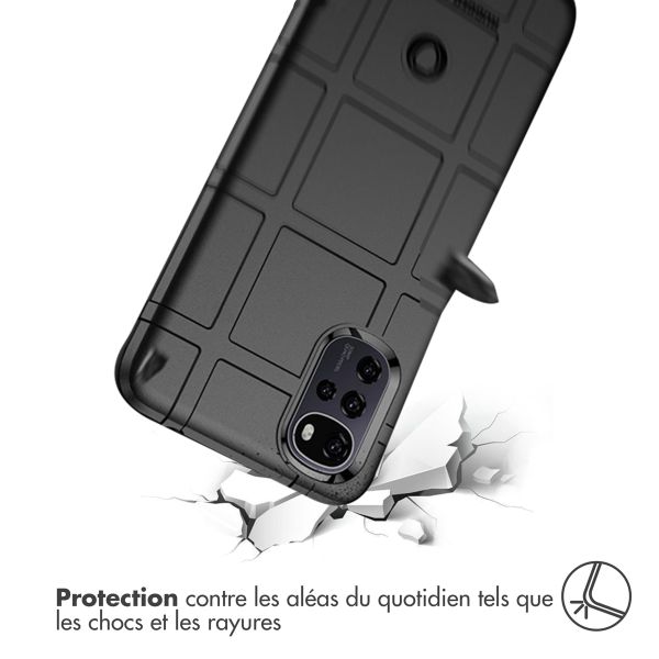 imoshion Coque Rugged Shield Motorola Moto G22 / E32 / E32s - Noir