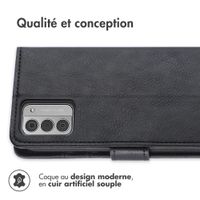 imoshion Étui de téléphone portefeuille Luxe Nokia G42 - Noir