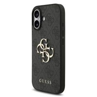 Guess Coque 4G Metal Logo Backcover Apple iPhone 17 - Noir