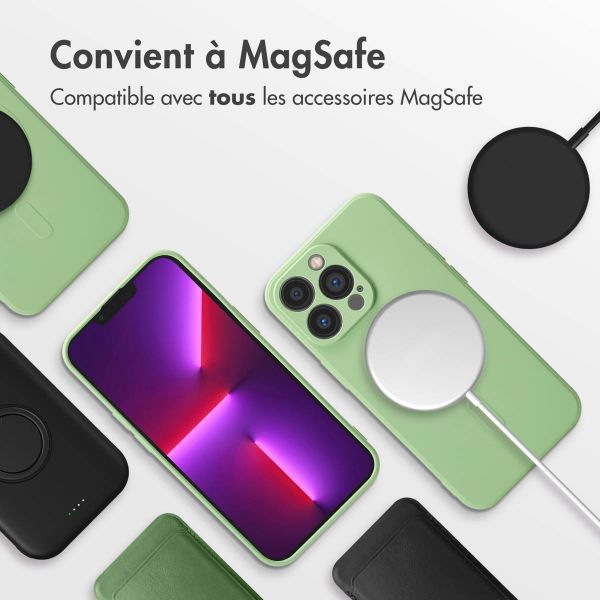 imoshion Coque Couleur avec MagSafe iPhone 13 Pro - Vert