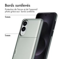 imoshion Coque arrière avec porte-cartes Samsung Galaxy S25 Edge - Vert