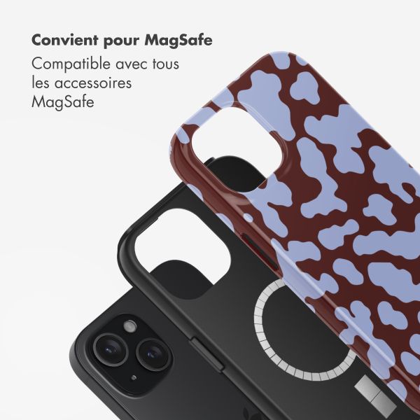Selencia Coque arrière Vivid avec MagSafe Apple iPhone 15 - Moo'd Lavender Glow