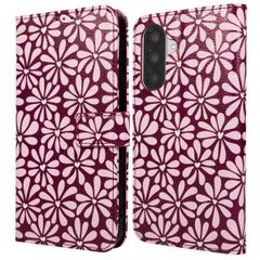 imoshion Étui de télephone portefeuille Design Samsung Galaxy A56 - Bloom Love Blush