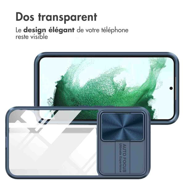 imoshion Coque arrière Camslider Samsung Galaxy S23 FE - Bleu foncé