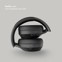 Selencia Casque sans fil Urban Play - Réduction active du bruit (ANC) - Avec étui de rangement - Midnight Black