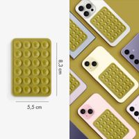 Selencia Pack de 2 Supports de téléphone à ventouse - Olive Dust