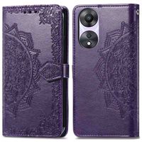 imoshion Etui de téléphone portefeuille Mandala Oppo A78 (4G) - Violet