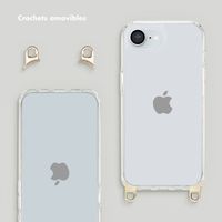 Selencia Coque arrière avec crochets amovibles Apple iPhone 16e - Transparent