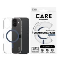 CARE by PanzerGlass Coque Urban Combat MagSafe Apple iPhone 16 - Blue