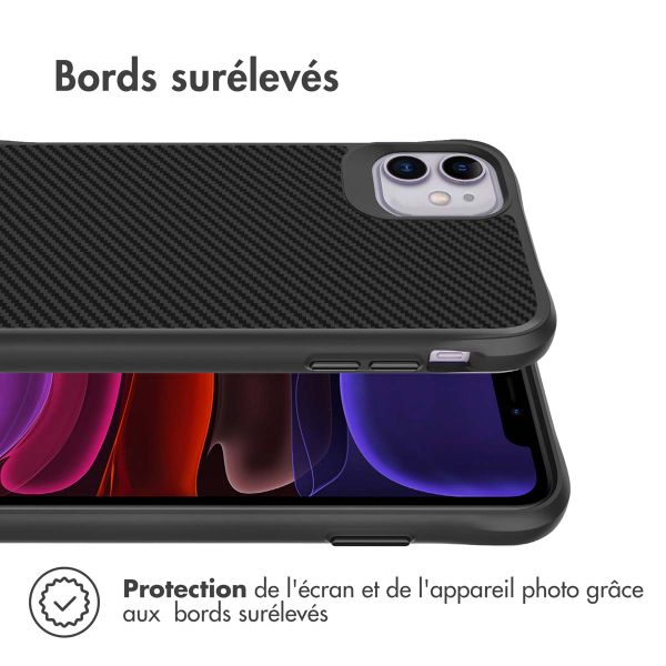 imoshion Rugged Hybrid Carbon Case Apple iPhone 11 - Noir
