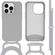 imoshion Coque de couleur avec cordon amovible iPhone 14 Pro - Gris