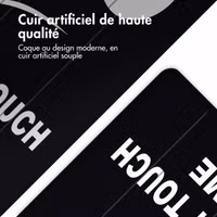 imoshion Coque tablette Design Trifold Samsung Galaxy Tab A11 Plus / A9 Plus - Don't touch