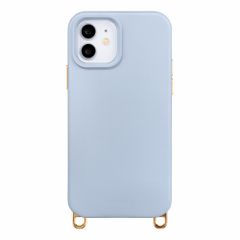 Selencia Coque arrière Rivièra avec MagSafe avec crochets amovibles iPhone 12 / 12 Pro - Powder Blue