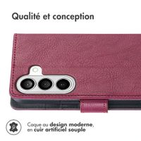 imoshion Étui de télephone portefeuille Samsung Galaxy S26 - Bordeaux