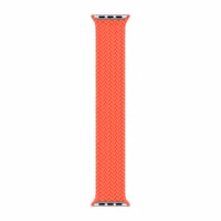 Apple Bracelet Solo tressé Apple Watch | 44/45/46/49 mm - Taille 8 - Electric Orange