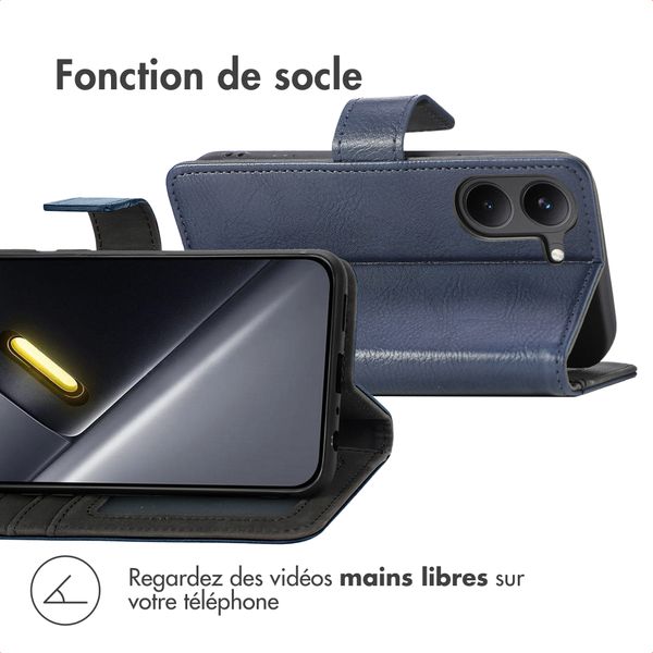 imoshion Étui de télephone portefeuille de luxe Xiaomi Poco X8 Pro - Bleu foncé