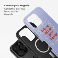 Selencia Coque arrière Vivid avec MagSafe Apple iPhone 16 Pro Max - More Amor