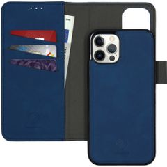 imoshion Etui de télephone luxe 2-en-1 amovible Apple iPhone 12 (Pro) - Bleu
