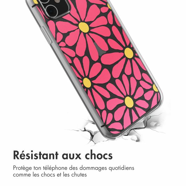 imoshion Coque design pour iPhone 11 - Dusty Rose Flowers Connect