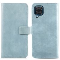 imoshion Étui de télephone portefeuille de luxe Samsung Galaxy A12 - Bleu clair