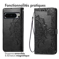 imoshion Etui de télephone Mandala Google Pixel 8 Pro - Noir