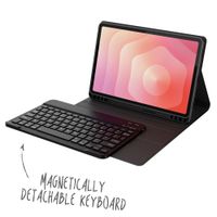 Accezz Étui de tablette Bluetooth Clavier Samsung Galaxy Tab S11 - QWERTY - Noir