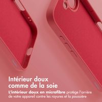 imoshion Coque Couleur avec MagSafe iPhone 16 - Dusty Rose