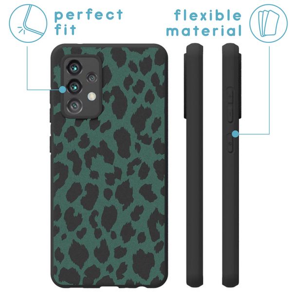 imoshion Coque Design Samsung Galaxy A52(s) (5G/4G) - Léopard -Vert / Noir