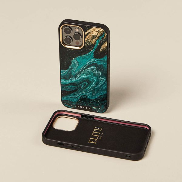 Burga Coque Elite Gold iPhone 14 - Emerald Pool