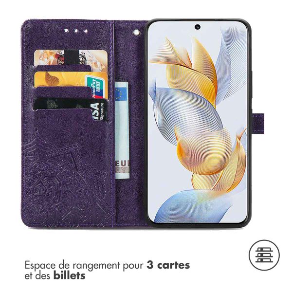 imoshion Etui de télephone Mandala Honor 90 - Violet