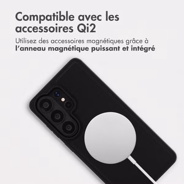 Accezz Coque arrière Edge avec MagSafe Samsung Galaxy S26 Ultra - Noir