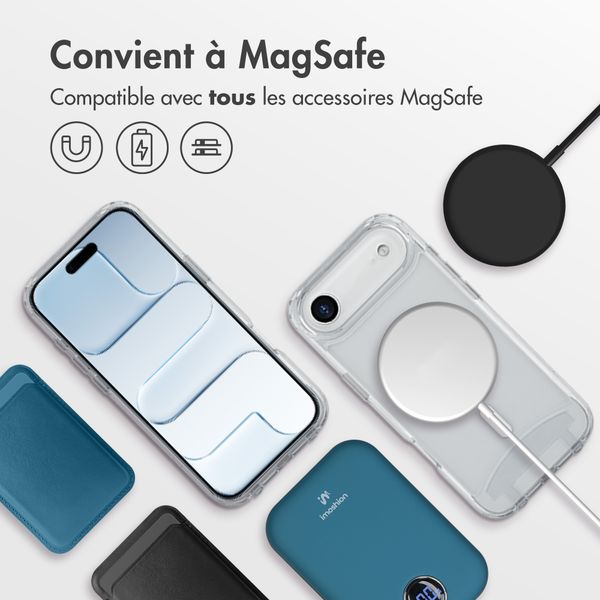 imoshion Coque MagSafe avec cordon amovible Apple iPhone Air - Transparent