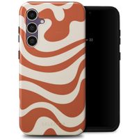 Selencia Coque arrière Vivid Tough Samsung Galaxy S23 FE - Dream Swirl Orange