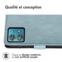 imoshion Étui de télephone portefeuille Motorola Edge 40 Neo - Bleu clair