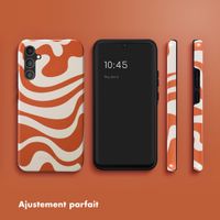 Selencia Coque arrière Vivid Tough Samsung Galaxy A34 (5G) - Dream Swirl Orange