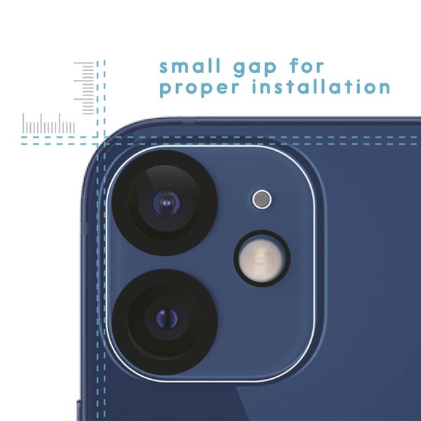imoshion Protection Caméra en verre trempé 2 Pack Apple iPhone 12