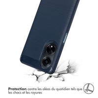 imoshion Coque Brushed Oppo A98 - Bleu foncé