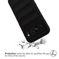 imoshion Coque arrière EasyGrip Google Pixel 9 / 9 Pro - Noir