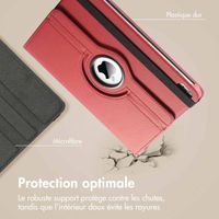 imoshion Coque tablette rotatif à 360° Apple iPad 11 (2025) 11 pouces A16 / iPad 10 (2022) 10.9 pouces - Rouge foncé