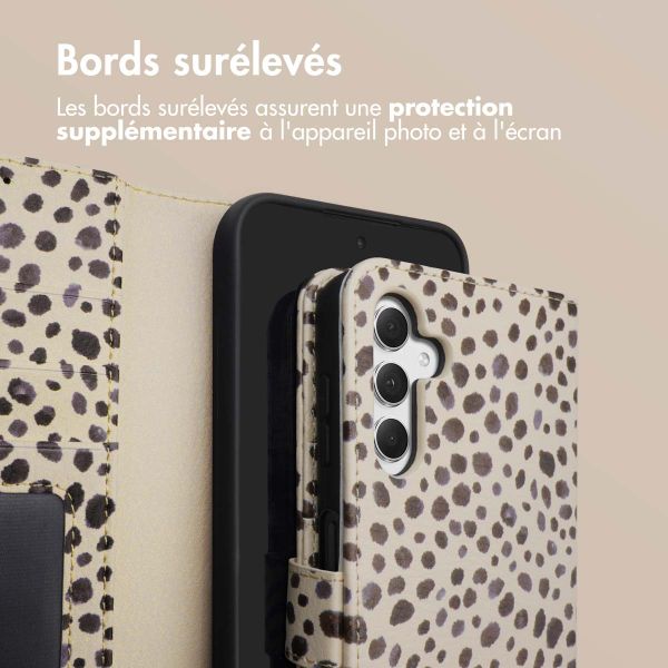 imoshion Étui de télephone portefeuille Design Samsung Galaxy A54 (5G) - Black And White Dots