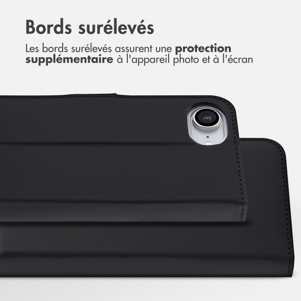 Accezz Étui de téléphone Wallet iPhone 16e - Noir