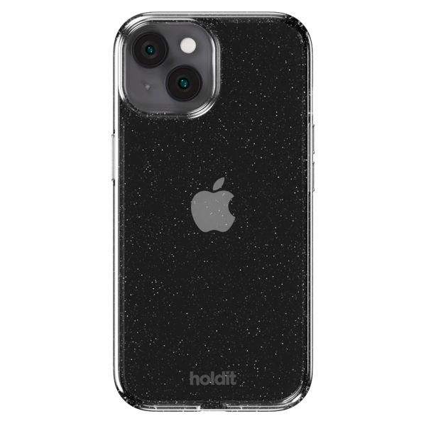 Holdit Coque Pailletée Apple iPhone 15 / 14 / 13 - Noir