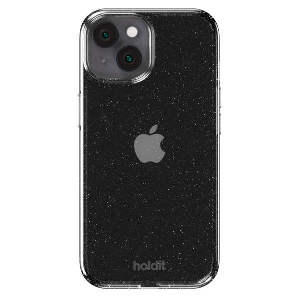 Holdit Coque Pailletée iPhone 13 / 14 / 15 - Black