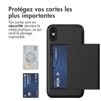 imoshion Coque arrière avec porte-cartes Apple iPhone X / Xs - Noir