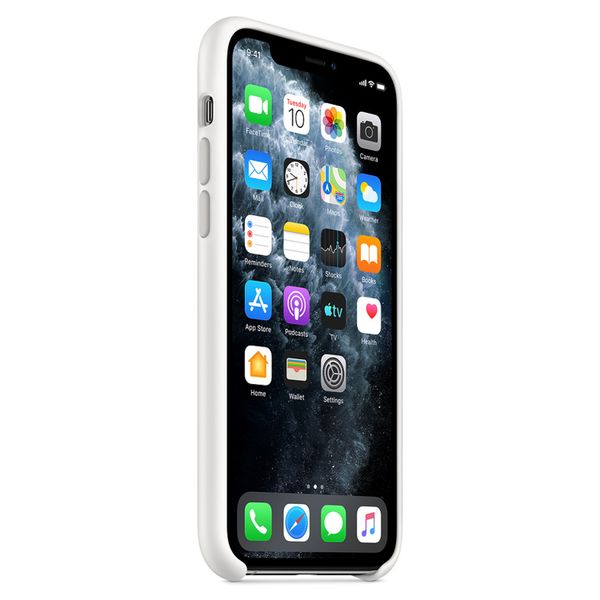 Apple Coque en silicone Apple iPhone 11 Pro - Blanc