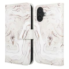 imoshion Étui de télephone portefeuille Design Apple iPhone 17 - Sandy Marble