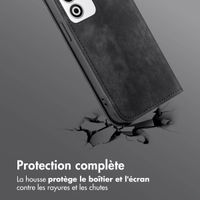 imoshion Étui de téléphone portefeuille Slim Oppo A5 5G (2025) - Noir