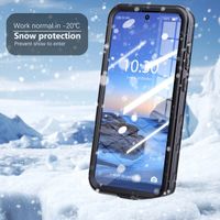 Redpepper Coque imperméable Dot Plus Samsung Galaxy A36 - Noir